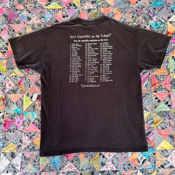 NOW CLOSED - Squeeze In Restaurant Truckee Reno T Shirt Black Faded Size Large - Picture 7 of 8